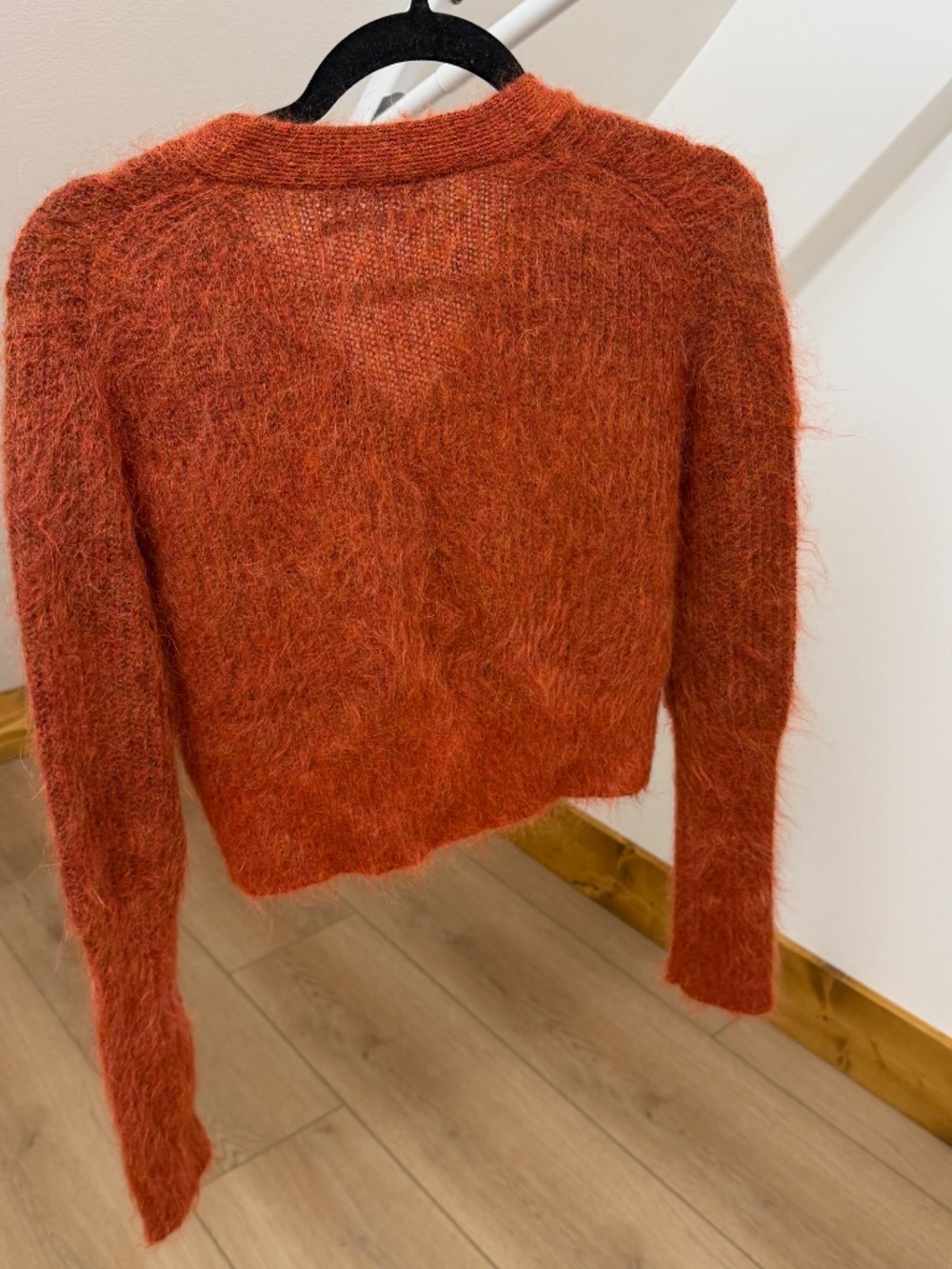 Allsaints Wick Brushed Italian Mohair Cardigan XS - Picture 4 of 10